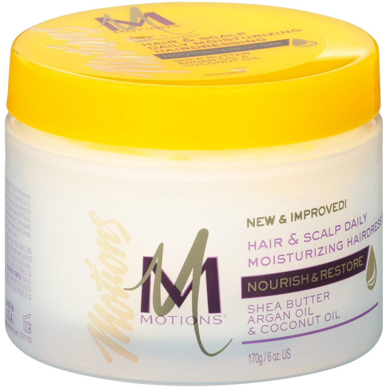Motions Shea Butter Hair and Scalp Daily Moisturizing Hairdressing, 6 Oz